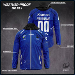 Personalised Super Rugby Western Force weather proof jacket rain proof jacket